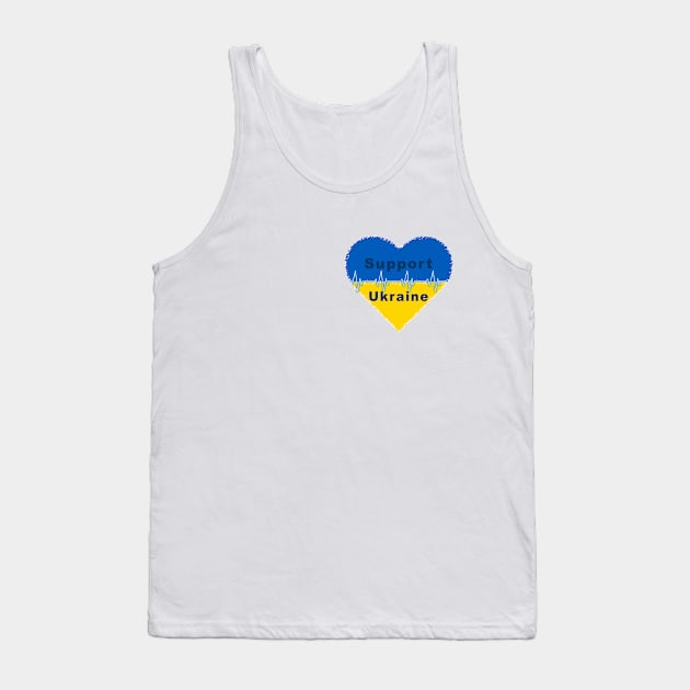 Support and Pray for Ukraine Tank Top by LAMAK-DS